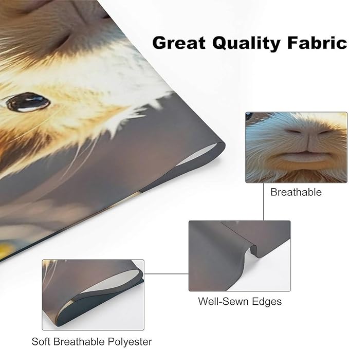 Dog Bandana Spring Pet Scarf Adjustable Triangle Guinea Pig Printing Dog Bib Washable Polyester Puppy Bandana for Small Medium Large Dogs Cat Birthday Party Supplies