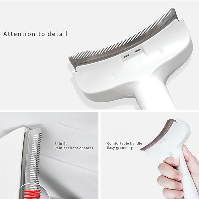 Cats Furs Trimming with Stainless Steel Reduces Loose Hair Easy Efficient Use for Dog Health Coat Maintenances Pet Grooming Tool