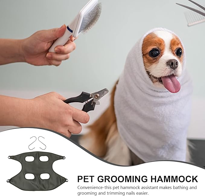 Garneck Hammock Dog Cat Nail Trimming Assistant Pet Grooming Accessory for Home Use