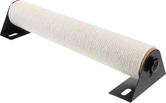 Homoyoyo Vertical Cat Scratching Post with Sisal Rope 7x40cm Wall-Mounted Cage Climbing Perch Wear-Resistant Kitten Scratcher Indoor Cat Activity