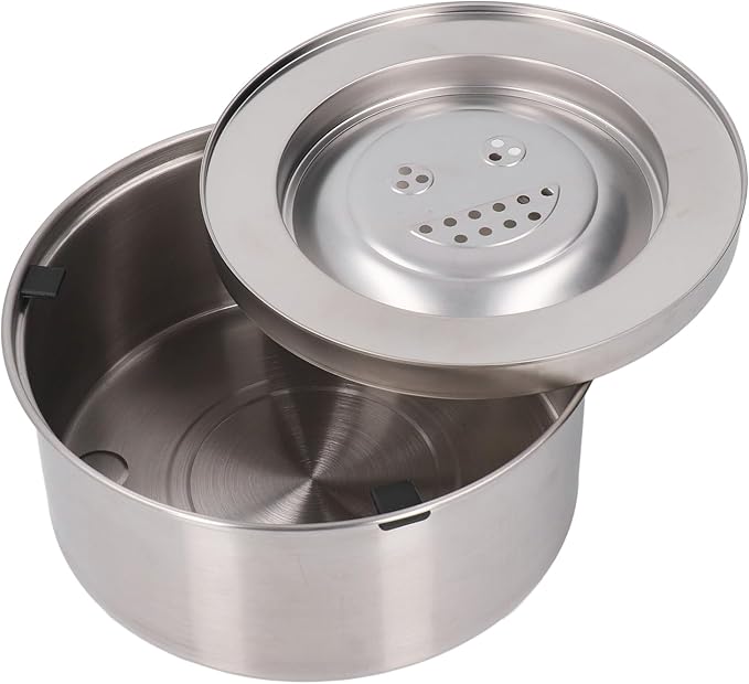 304 Stainless Steel Dog Water Bowl Dispenser 3L Large Capacity Spill Proof Slow Drinking Pet Water Bowl for Dogs Cats Anti Splash Non Slip Pet Feeding Supplies.
