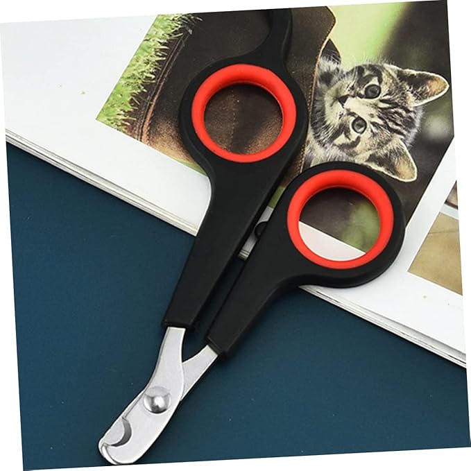 VANZACK 6pcs Pet Nail Clippers Portable Professional Trimmers for Dogs Cats Comfortable Grip Breeds Materials Pet Grooming Tool