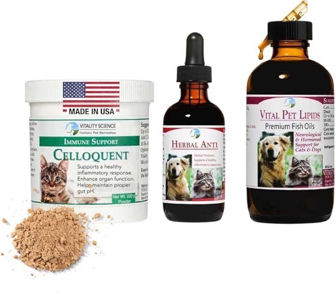 Vitality Science Advanced Immune Restoration Supplements for Cats | Intense Regeneration Protocol | Helps with Pain Relief (Small)