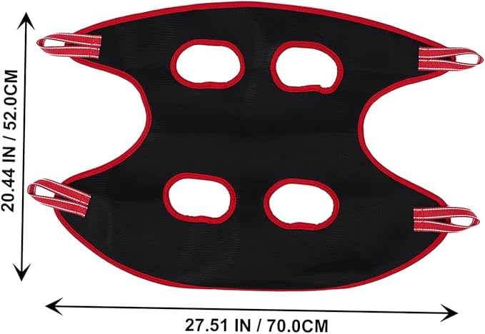 Breathable PET Grooming Hammock for Nail Cutting Adjustable Sling for Cats and Dogs Random Color PET Grooming Accessories