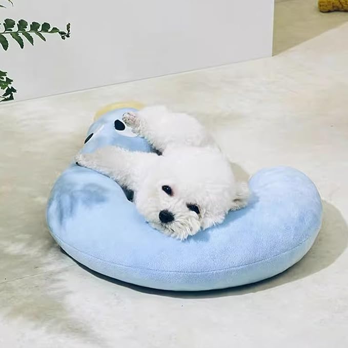 Peiiwdc Pillows for Pet Cats Dogs Sleeps Mats Soft and Thick Pillows Supply Comfortable Bedding