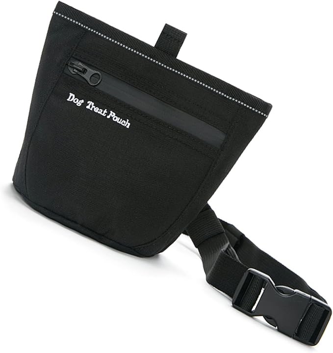 Portable Pet Training Waist Bag Treats Bag for Outdoor Walking Running Use with Zippered Pocket and Adjustable Belt Dog Gear Pet Supply Dog Gear