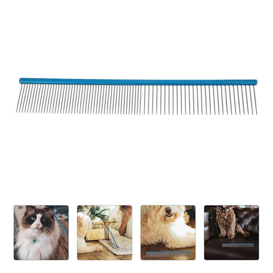Daily Use Pet Comb Ergonomic Multi-function Grooming Tool for Dogs and Cats Lightweight and Portable with Teeth for Easy Fur Removal and Comfort