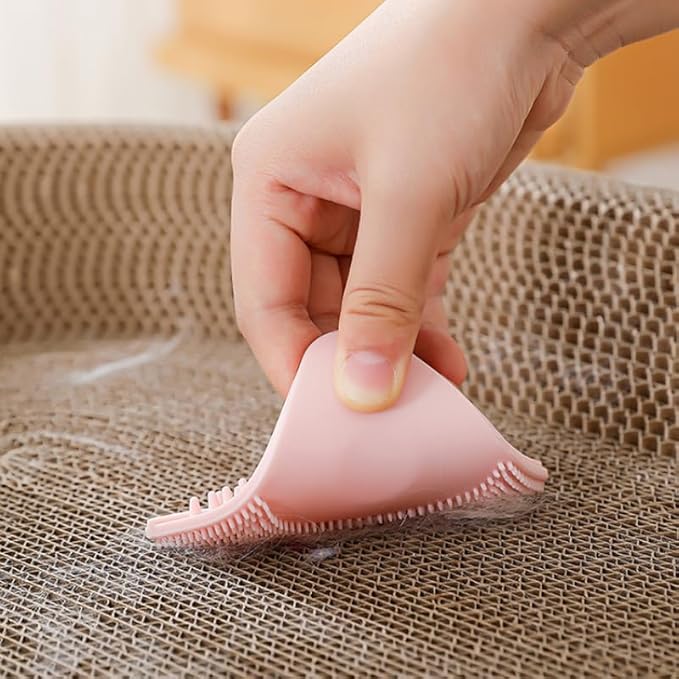 Pet Hair Removal Comb for Dogs and Cats Pink