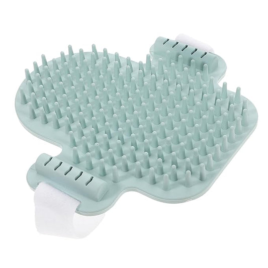 Milisten Cat Corner Self-massaging Grooming Comb Rubber Cat Massage Tool for Pet Supplies Corner Scratch Pad Safe Who Chew Random Binding