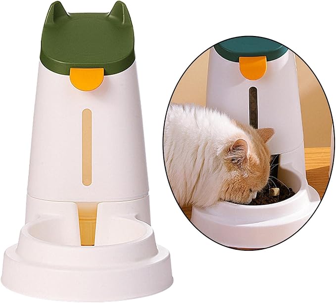 Automatic Pet Dispenser No Sliding Large Capacity Travel Supply Bowl Basin 3.1L for Small Medium Pets Puppy Animals Dog Cats Supplies, Water Dispenser
