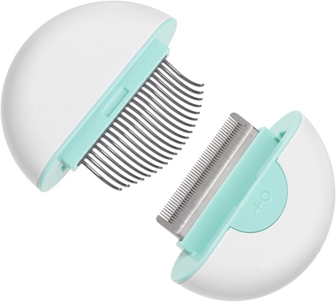 Cat Hair Removal Comb Premium Cat Grooming Brush for Shedding Cleaning Lightweight Portable Design Gentle Massage Tool for Better