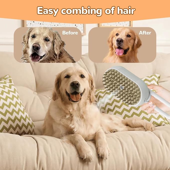 Deshedding Brush - Dog Grooming Supplies, Brush for Pets, Dog for Shedding, Pet Hair Removal Tool,Shedding Hair