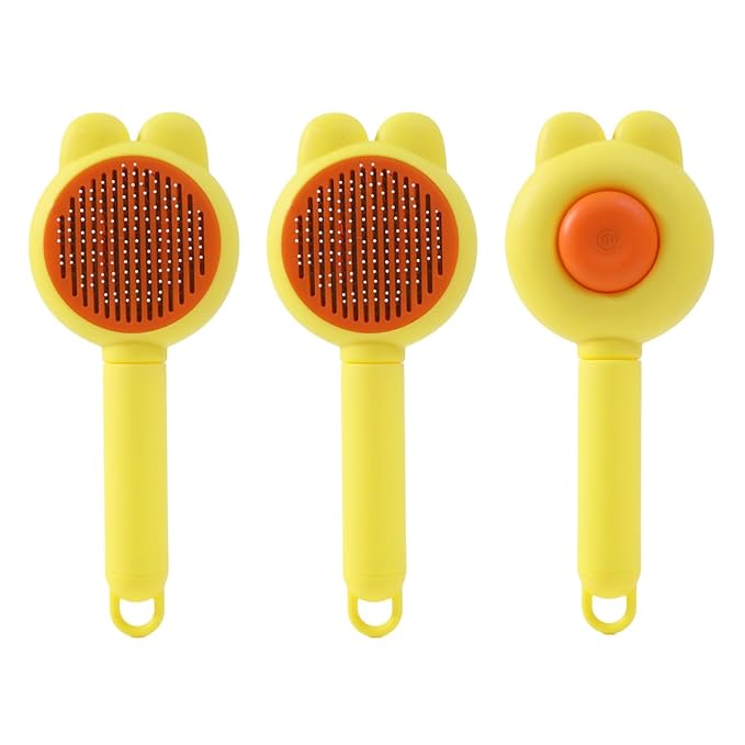 Lovely Shape Pet Comb Deshedding Brush with Easy Function Pet Grooming Accessory Hair Tool Deshedding Brush for Dog Cats