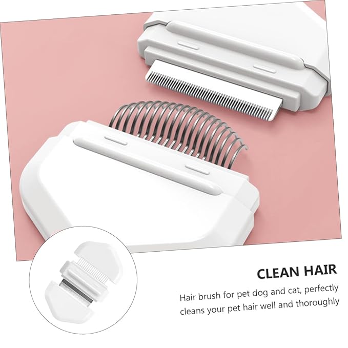 HANABASS Cat Brush Dog Grooming Tool Massage Comb for Pet Hair Removal Comfortable Handle Bristles for Shedding for Cats and Dogs