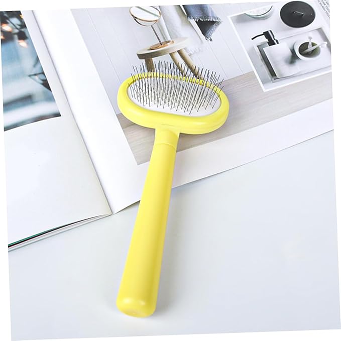 SUPVOX Plastic Pet Hair Comb Handle Ergonomic Household Grooming Tool for Easy Hair Removal and Bonding