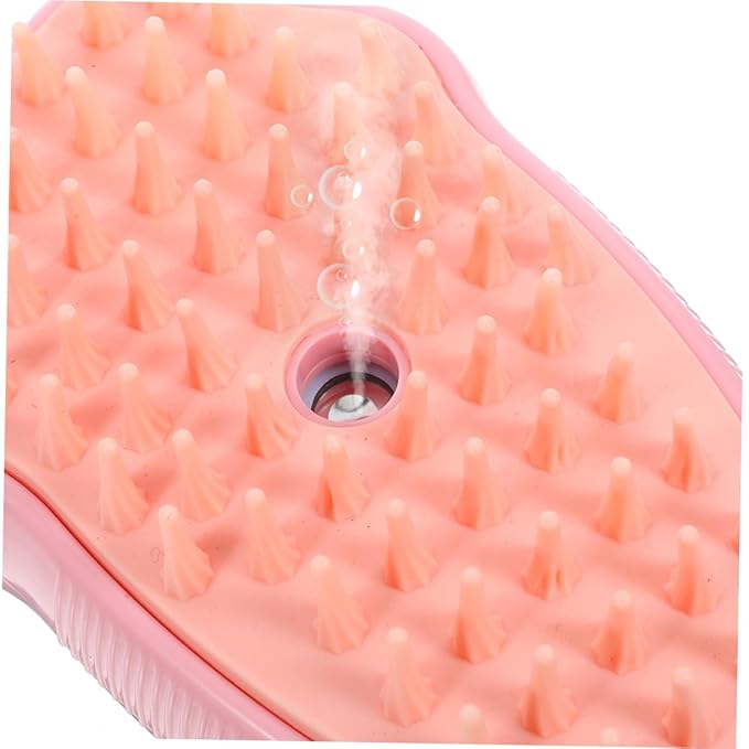 2Pcs Pet Bath Brush Steam Cat Grooming Tool for Dogs and Cats Self Cleaning Portable Massage Brush for Pet Owners with Multiple Furry Friends