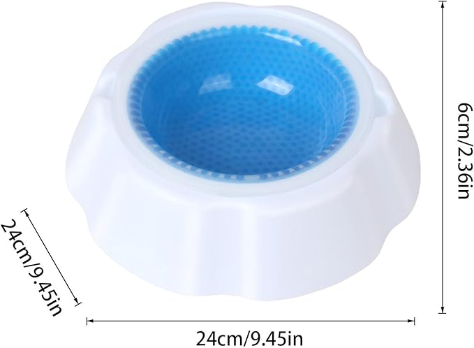 Cool Pup Cooling Pet – Sturdy Functional High-Performance Versatile Bowl Chilling Dog Summer, Lightweight, Supplies Cat Condensation Beads, Ice | Multipurpose Outdoor Indoor Utility