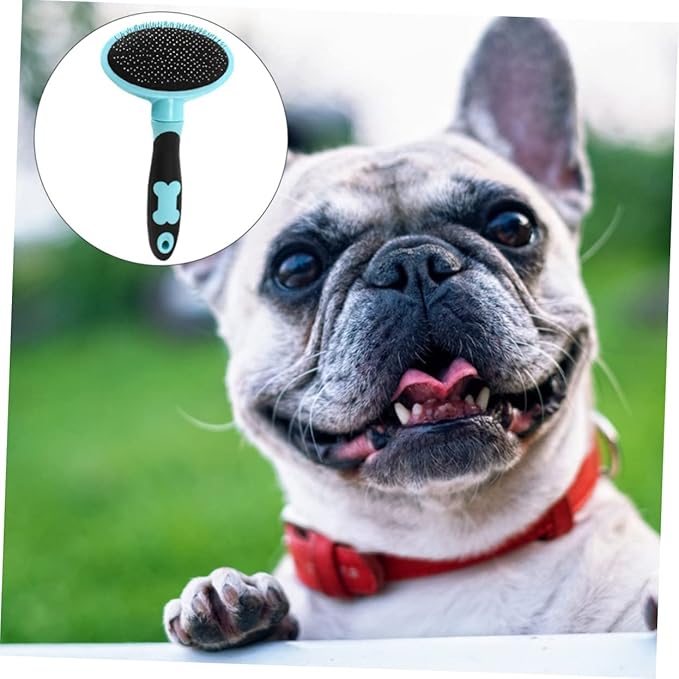 Comb Brush for Dogs Cats Pet Hairbrush Slicker Brush Deshedding Comb Cat Grooming Tool Comfortable Ergonomic Handle
