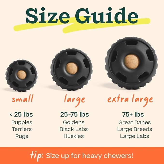 WOOF Power Chewer Pupsicle - Durable, Long-Lasting Dog Chew Toys for Aggressive Chewers - Keep Your Pup Busy - Easy to Clean - Toys for Medium and Large Dogs 25-75 lbs