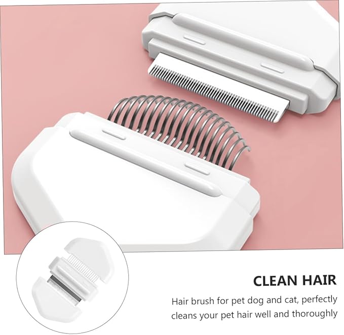 Garneck Pet Hair Removal Comb Cat Brush for Shedding Dog Comb Pet Massage Brush Cat Grooming Tool