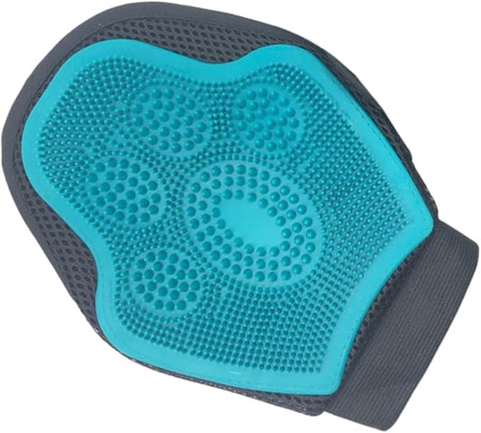 Pet Grooming Massage Glove Double Sided Brush for Cats Dogs Comfortable Pet Bathing Glove for Hair Removal and Relaxation for Puppy and Kitten Care
