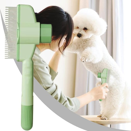 Cat Brush for Shedding,with Release Button Grooming Comb | Long Hair Cat Brush Dematting Comb,for Long Short Puppy Kitten Pet Undercoat Indoor Home Travel Bath Massage
