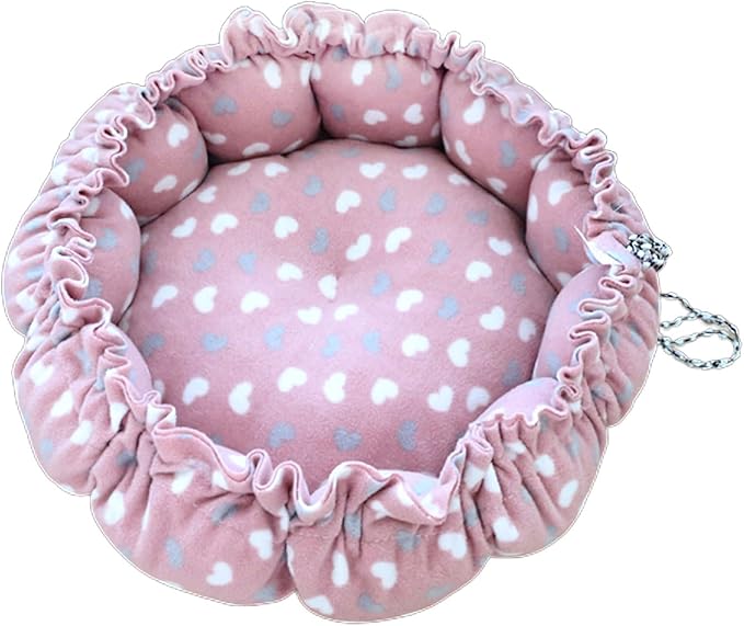Windproof Warm Pet Bed House Drawstring Design Washable Soft Cushions Kennel for Small Dogs Cats Pet Supplies Houses for Indoor Large Houses for Warm No Heating Pad House Windproof for Winter