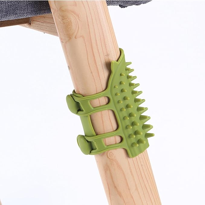 Cat Wall Brush - Selff Grooming Cat Brush, Adjustable Wall Corner Silicone Selff Scratcher | Cat Corner Brush, Portable Massage Brush, Soft Face Scratcher Brush for Dogs, Kittens, Puppies, Table Legs