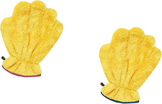 Cats Gloves for, Cats Bathing Gloves Scratch, Multiple Functional Grooming Mitten for Pet Hair Removal Soft Bathing Mitten, Remover Tool for Clothing, Couch