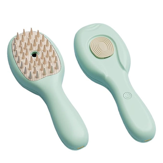 Cat Steamer Brush - Anti-Static Quick Brush - Cat Grooming Tool,for Outdoor Detailing Home Cleaning Indoor Bathing Grooming Daily Travel Puppy Kitten