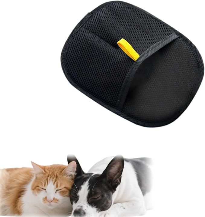 Pet Hair Removal Glove for Cats & Dogs, 2025 New Upgrade Cat Grooming Gloves, Reusable Double Sided Electrostatic Pet Hair Remover for Dogs Bathing for Couch, Furniture, Carpet (B-1 PC)
