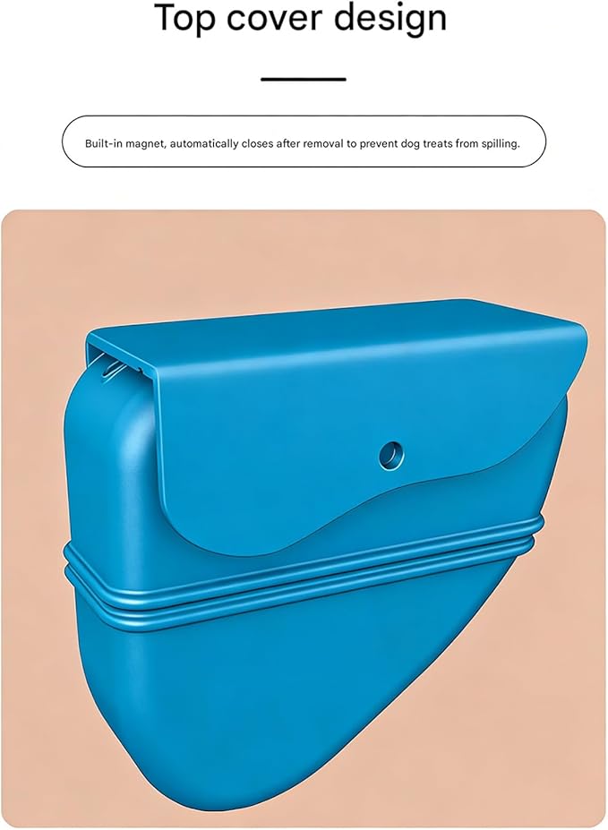 Pet Supplies Silicones Dogs Treat Bag Portable Training Waist Outdoor Feeders Puppies Snacks for Daily Use Portable Silicones Dog Treat Pouches with Waist Clip Feed Storage Pocket During Outdoor Walks