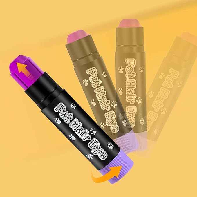 12 Color Pet Hair Dye Chalk Safe and Fun For, Halloween, Party Pet Hair Coloring For, Halloween Grooming Supplies