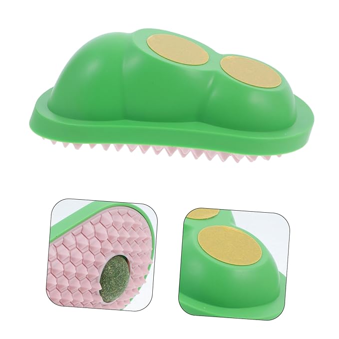 Cat Self-scratcher Wall Sticky Massage Comb Cat Grooming Tool Scratch Board Multi-use Toy