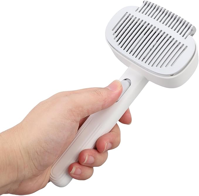 Zerodis Pet Brush Brushes Brush Double Layer Design Cat Effectively Untangles Hair Knots and Removes Floating Hair Cat Grooming Tool Pet Stainless Steel Needles Longhair