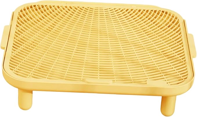 HouseVibe Cat Litter Ramp Trapping Mat Trapper Ramp Mat Step for Indoor Cats Home with Double Layer Design and Non-Slip Base- Medium