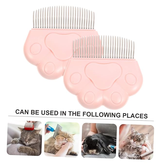 Reusable Dog Brush Indoor Dog Brush Cat Hair Remover Pet Grooming Comb Set