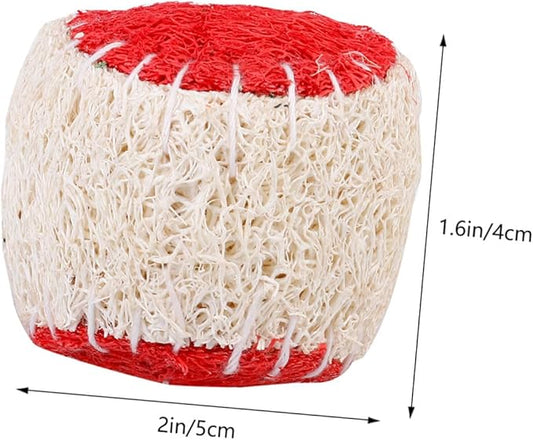 PRETYZOOM 2pcs Dog Chew Tennis Balls Interactive Puppy Chew Pet Training Supplies for Dogs Random Color