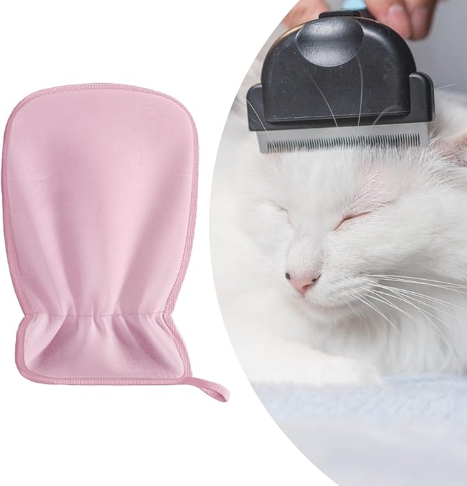 HouseVibe Pet Hair Removal Glove for Cats Dogs Bunny Reusable Grooming Mitt for Furniture Carpet Clothing Sofa Couch 9.45 x 6.30 inch-