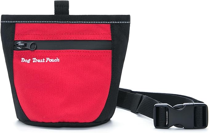 Portable Pet Training Waist Bag Treats Bag for Outdoor Walking Running Use with Zippered Pocket and Adjustable Belt Dog Gear Pet Supply Dog Gear