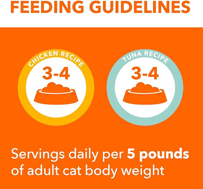 IAMS Perfect Portions Healthy Adult Wet Cat Food Pate,Chicken and Tuna Recipe Variety Pack,Easy Peel -Pack Trays (,24 Servings),12 Count (Pack of 4)