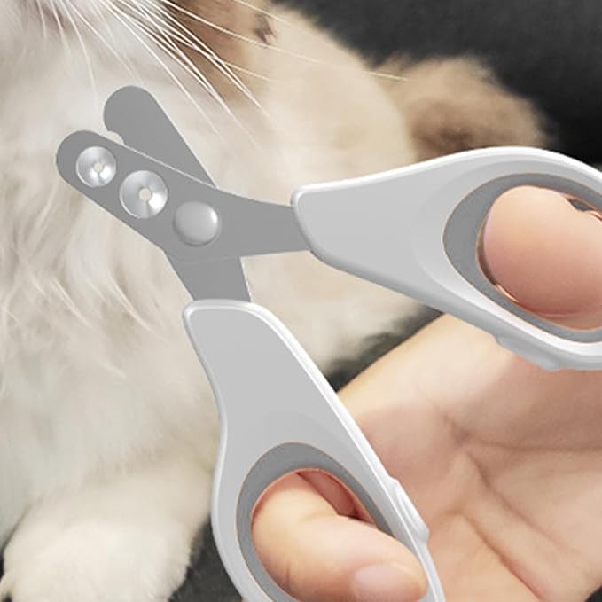 Cat Nail Clippers,Nail Cutter for Pet | Splash-Proof Puppy Claw Trimmer | for Cats Dogs Grooming Veterinary Home Indoor Outdoor Travel Camping