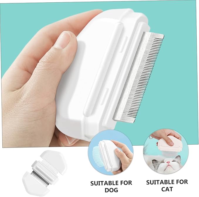 Cat Grooming Kit Dog Brush for Matted Fur Pet Hair Removal Brush Cat Massage Comb Material