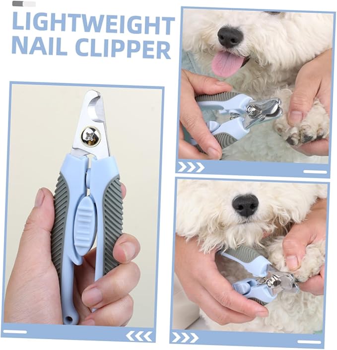 Pet Nail Clipper Professional Cat Dog Claw Trimmer Non Slip Easy to Use for Small Animals Sharp Blades for Precise Trimming Suitable for All Breeds