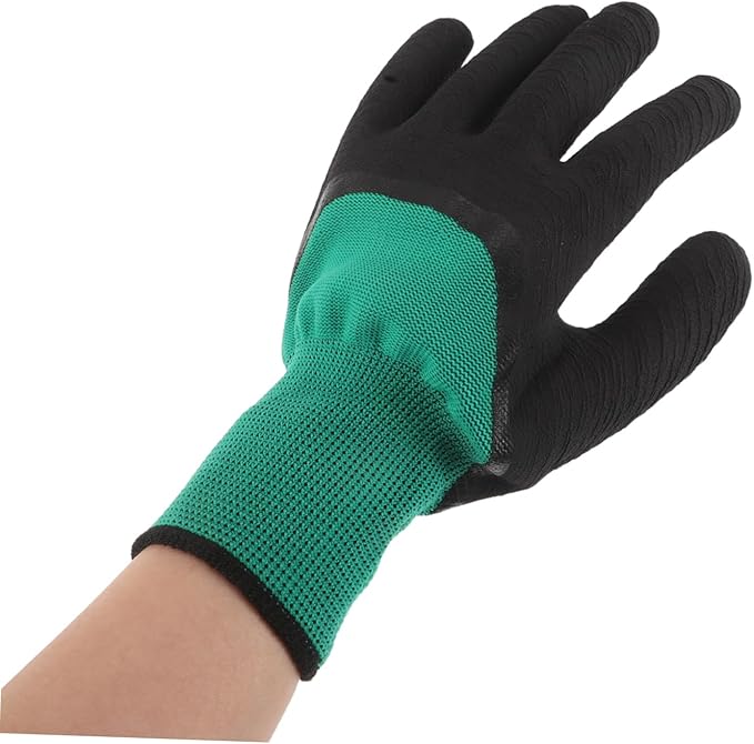 Mipcase 2 Pairs Pet Gloves Multipurpose Grooming Gloves Pet Handling Gloves Animal Grabbing Gloves Cat Grooming Protection Gloves for Wild Animals Animal Gloves Cloth Black