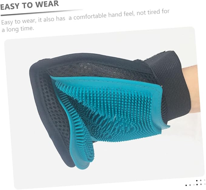 POPETPOP Pet Grooming Glove Brush Cat Dog Brush Pet Hair Remover Comfortable Material