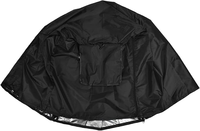 Dogs Wire Crate Cover Pet Cage Cover for Outdoor, Sunproof Pet Kennel for Dogs, 124.5x84x79cm Supplies (Black)