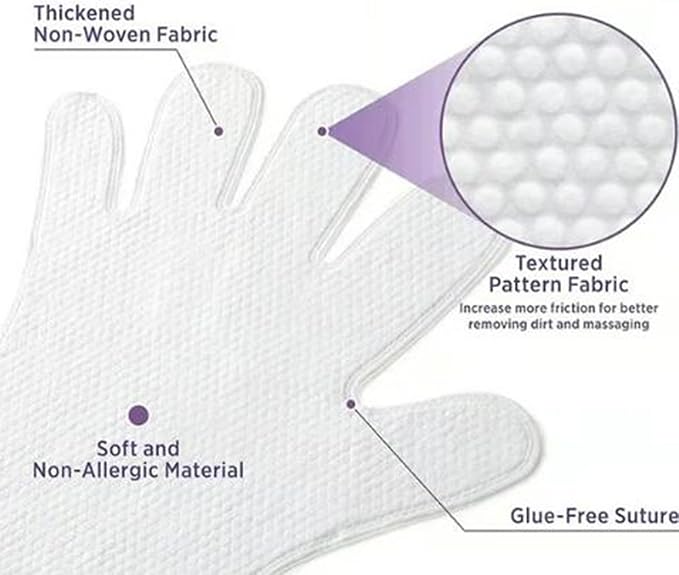 Odor-Removing Pet Grooming Gloves, Nourishing Waterless Portable Grooming Tool, Refreshing and Water-Free, for Cats and Dogs (6pc)