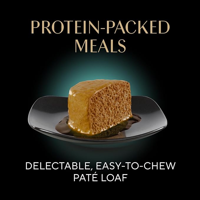 Sheba Perfect Portions Wet Cat Food Pate Tender Beef Entree,2.6 oz. Twin-Pack Trays,Cat Food Wet Recipe (,48 Servings),24 Count (Pack of 2)