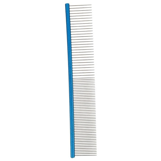 Toyvian Wear-Resistant PET Grooming Comb for Dogs and Cats Lightweight Aluminum De-Shedding Brush Straightening Comb for Tangles Portable Cat and Dog Hair Care Tool